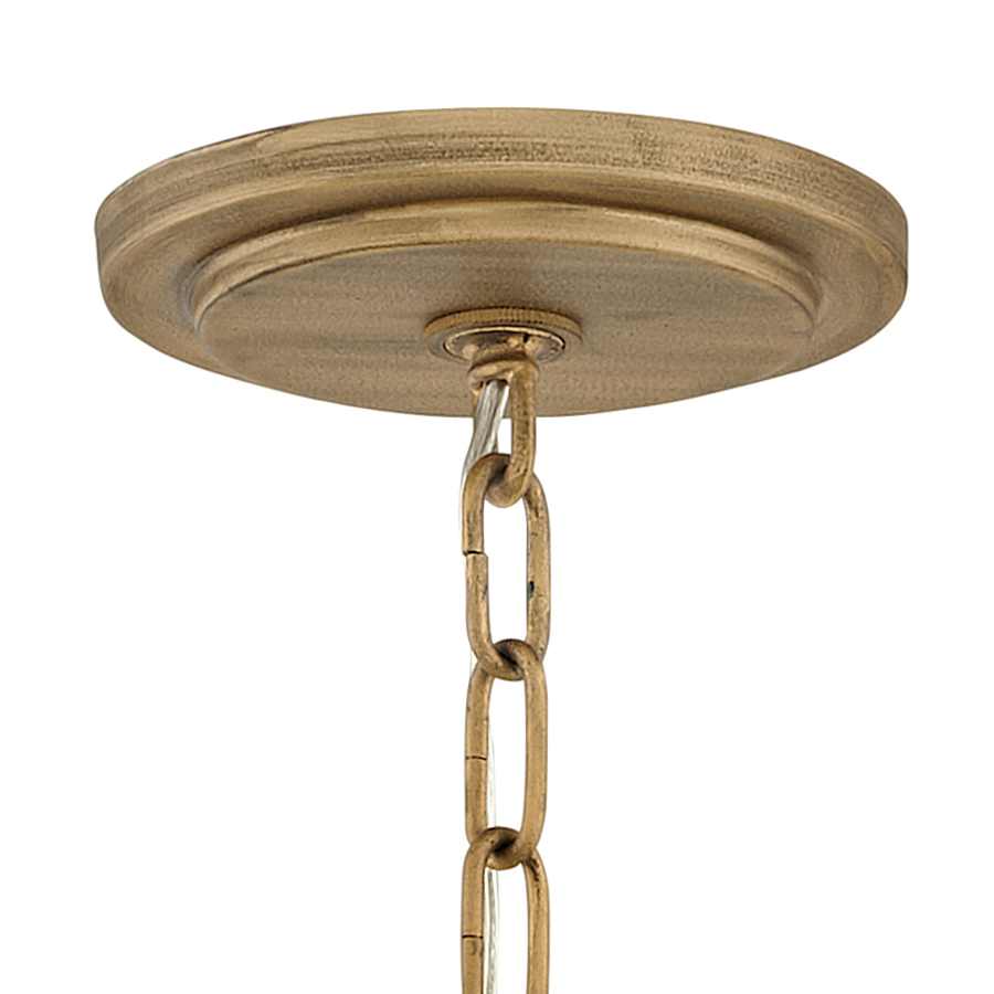 Fredrick Ramond Dune 6 Light 25" Wide Beaded Waterfall Chandelier