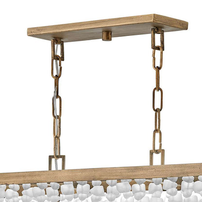Fredrick Ramond Dune 5 Light 48" Wide Linear Chandelier