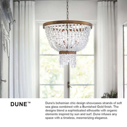 Fredrick Ramond Dune 5 Light 48" Wide Linear Chandelier