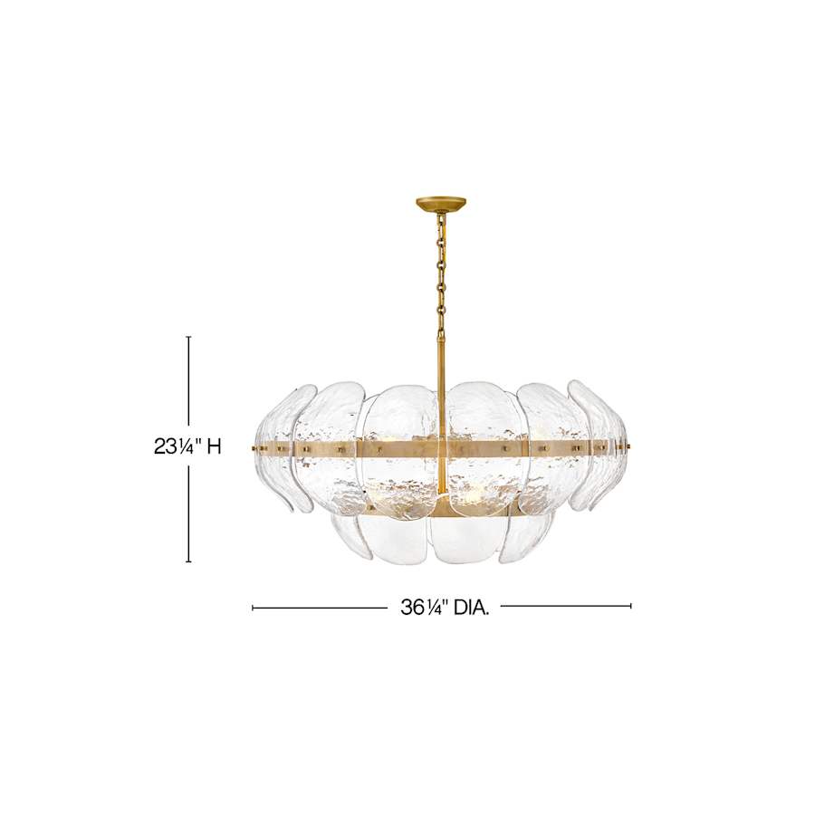 Fredrick Ramond Lillia 9 Light 36" Wide Drum Chandelier