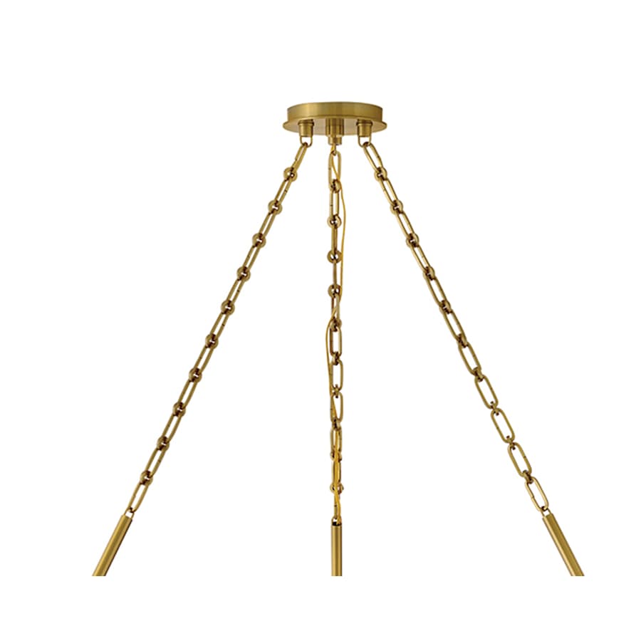 Fredrick Ramond Coco 24 Light 60" Wide Ring Chandelier with Crackle Glass Shades