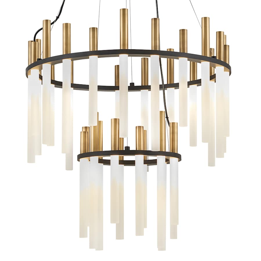 Fredrick Ramond Echo 32 Light 26" Wide LED Ring Chandelier