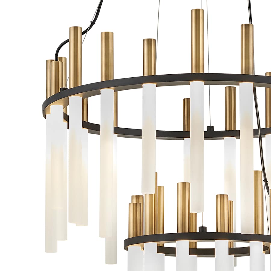 Fredrick Ramond Echo 32 Light 26" Wide LED Ring Chandelier