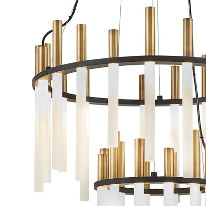 Fredrick Ramond Echo 32 Light 26" Wide LED Ring Chandelier