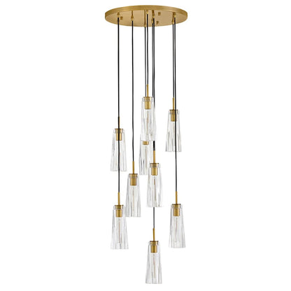 Fredrick Ramond Cosette 9 Light 20" Wide LED Multi Light Pendant