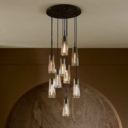 Fredrick Ramond Cosette 9 Light 20" Wide LED Multi Light Pendant