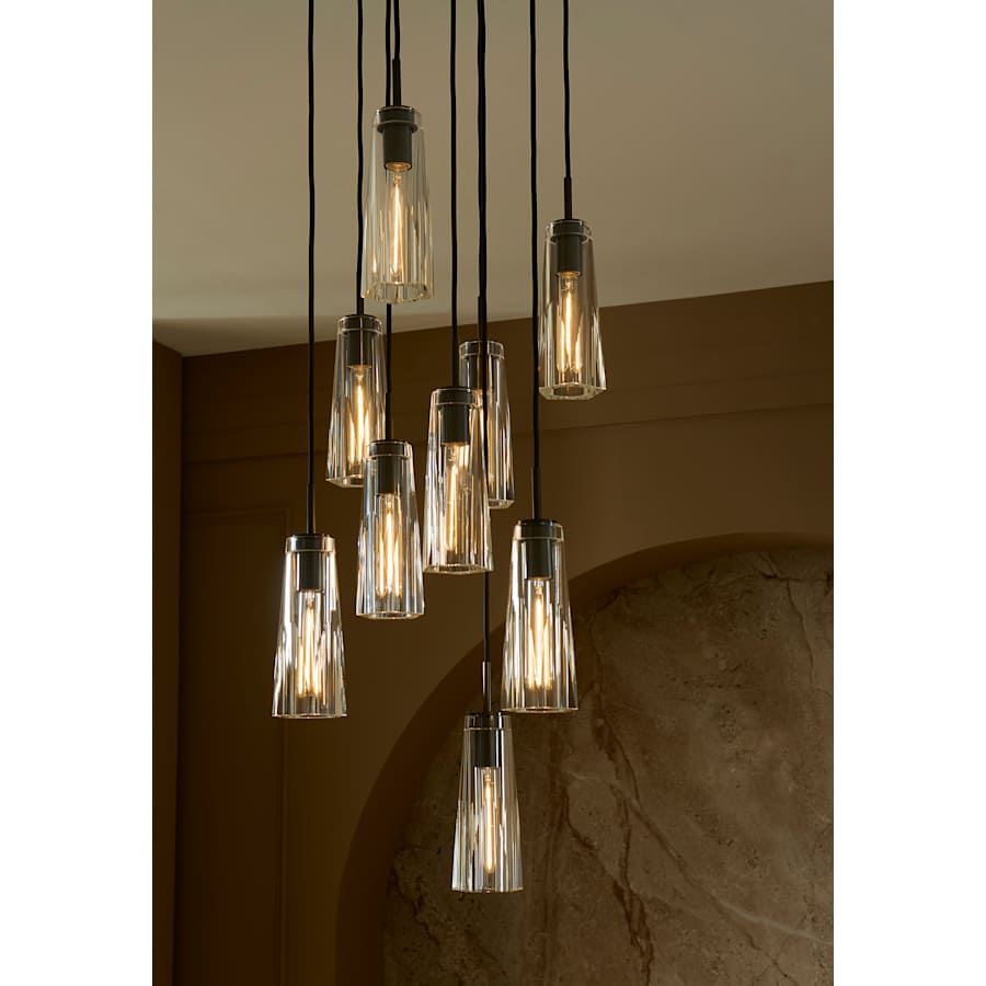Fredrick Ramond Cosette 9 Light 20" Wide LED Multi Light Pendant