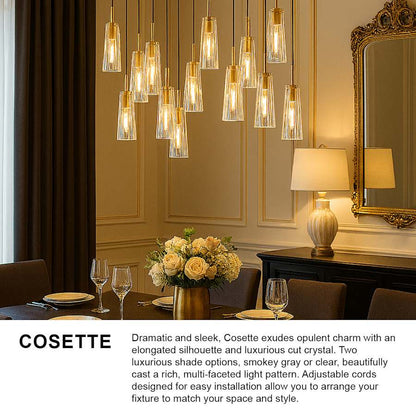 Fredrick Ramond Cosette 13 Light 46" Wide LED Multi Light Pendant