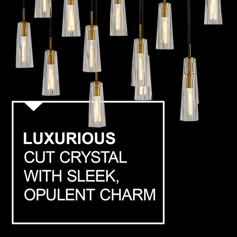 Fredrick Ramond Cosette 13 Light 46" Wide LED Multi Light Pendant