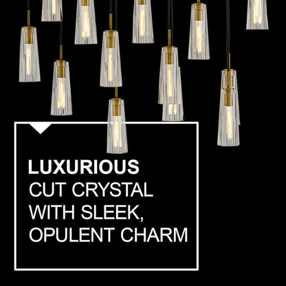 Fredrick Ramond Cosette 13 Light 46" Wide LED Multi Light Pendant