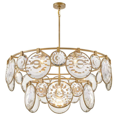 Fredrick Ramond Nala 15 Light 40" Wide Crystal Waterfall Chandelier