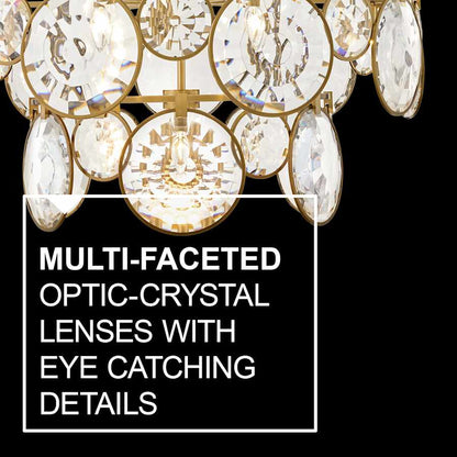 Fredrick Ramond Nala 15 Light 40" Wide Crystal Waterfall Chandelier
