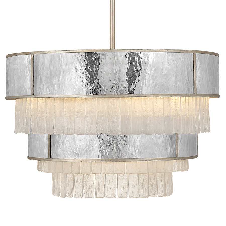 Fredrick Ramond Reverie 12 Light 32" Wide Waterfall Drum Chandelier