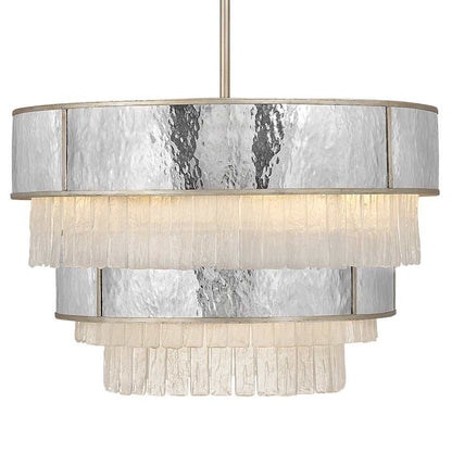 Fredrick Ramond Reverie 12 Light 32" Wide Waterfall Drum Chandelier