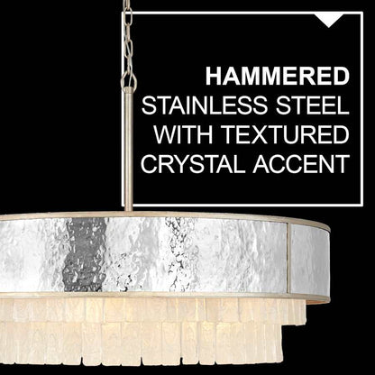 Fredrick Ramond Reverie 8 Light 36" Wide Crystal Drum Chandelier