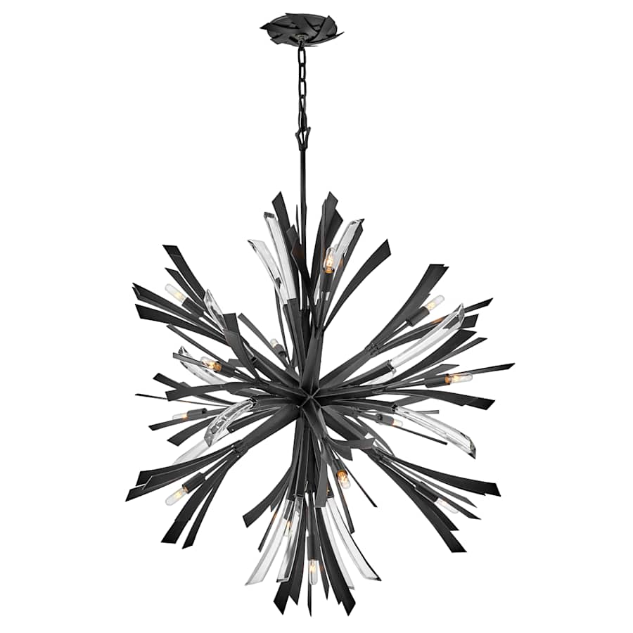 Fredrick Ramond Vida 13 Light 42" High Abstract Chandelier