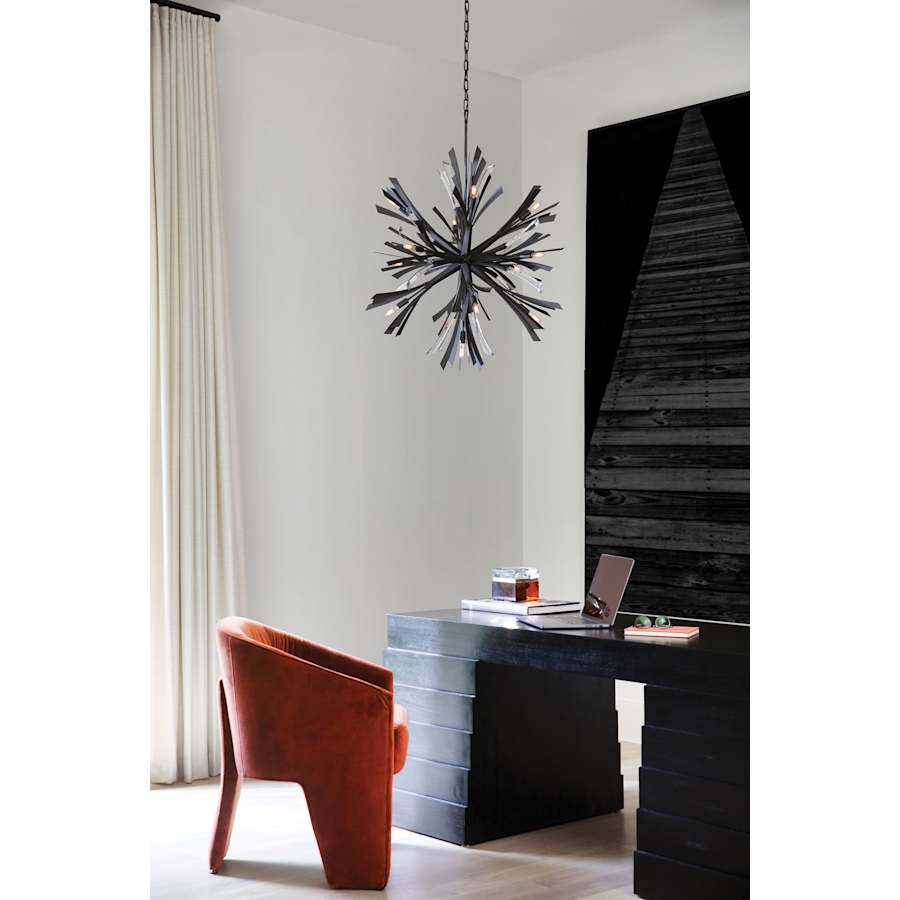 Fredrick Ramond Vida 13 Light 42" High Abstract Chandelier