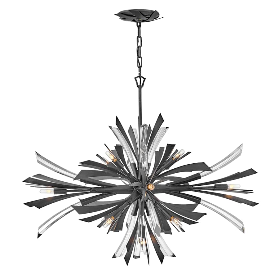Fredrick Ramond Vida 13 Light 36" Wide Abstract Chandelier