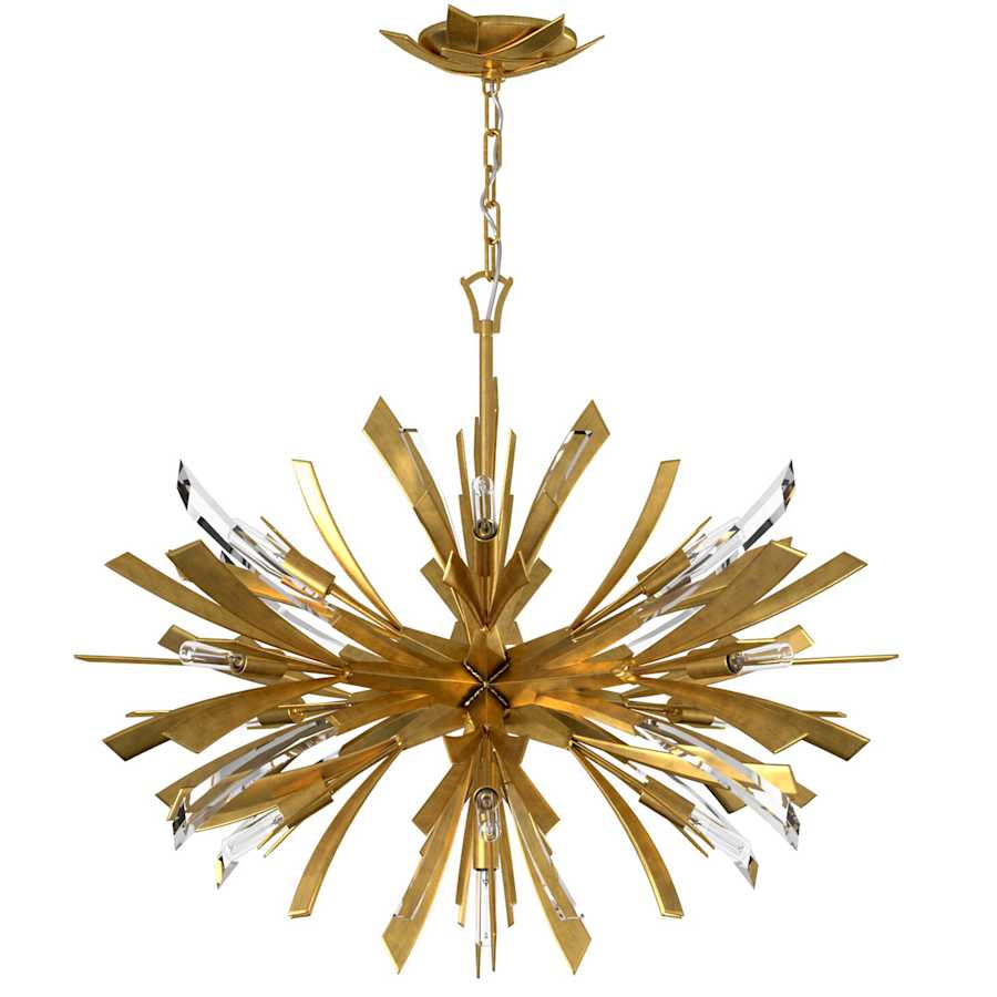 Fredrick Ramond Vida 13 Light 36" Wide Abstract Chandelier