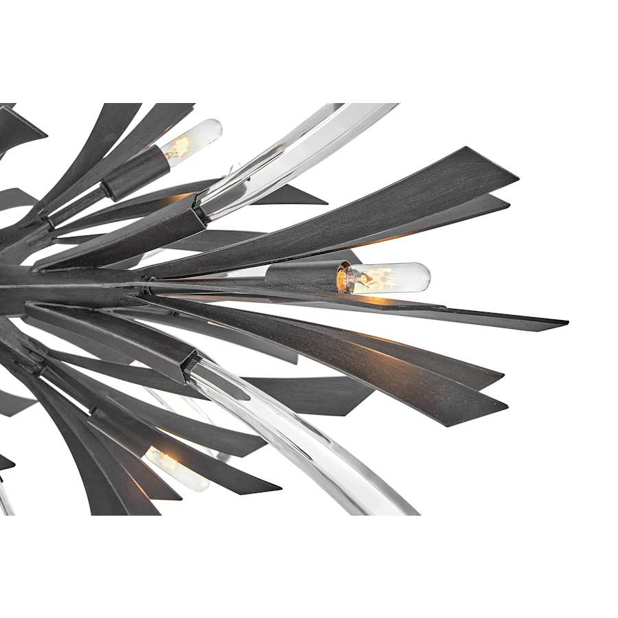 Fredrick Ramond Vida 13 Light 36" Wide Abstract Chandelier