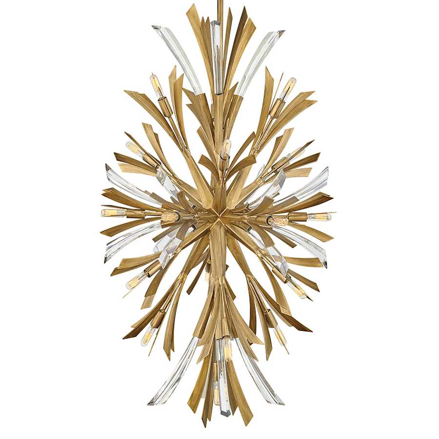 Fredrick Ramond Vida 19 Light 24" Wide Crystal Abstract Chandelier