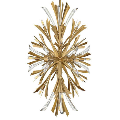 Fredrick Ramond Vida 19 Light 24" Wide Crystal Abstract Chandelier