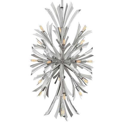 Fredrick Ramond Vida 19 Light 24" Wide Crystal Abstract Chandelier