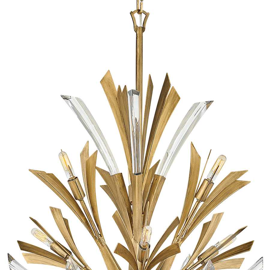 Fredrick Ramond Vida 19 Light 24" Wide Crystal Abstract Chandelier
