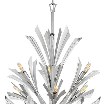 Fredrick Ramond Vida 19 Light 24" Wide Crystal Abstract Chandelier