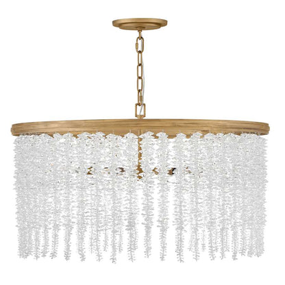 Fredrick Ramond Rubina 6 Light 30" Wide Crystal Drum Chandelier