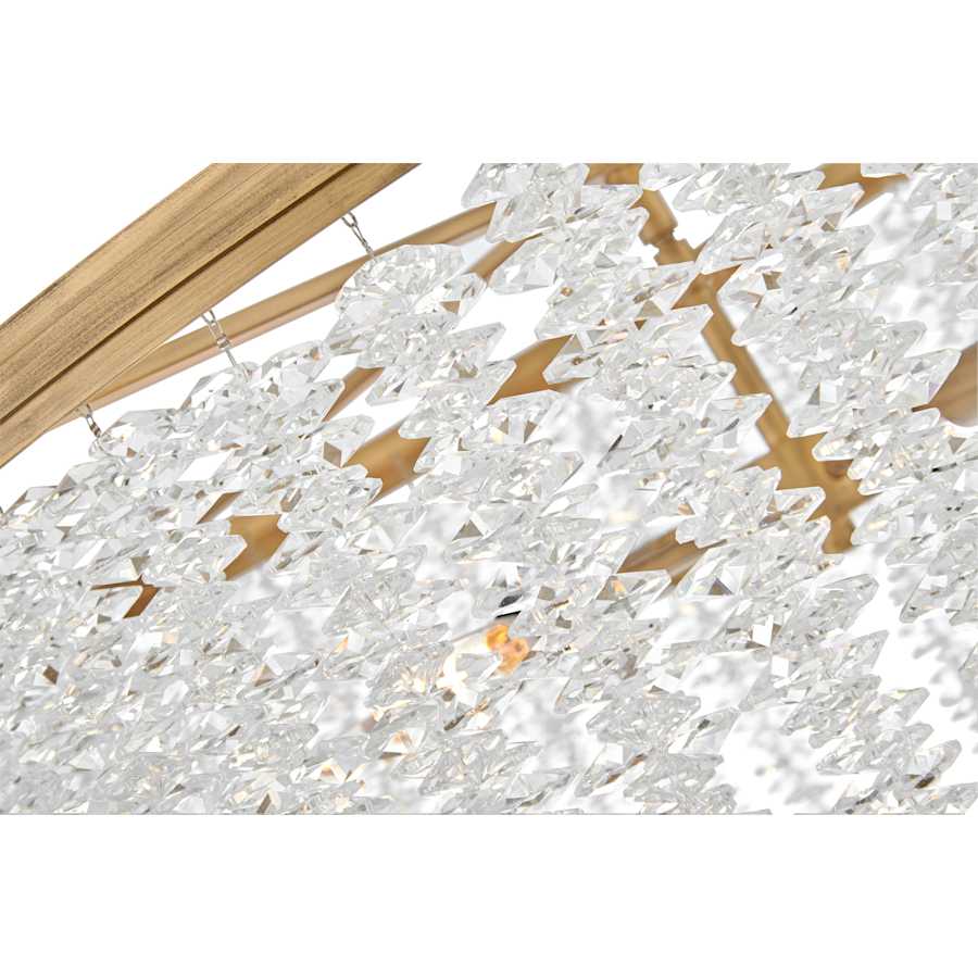 Fredrick Ramond Rubina 6 Light 30" Wide Crystal Drum Chandelier