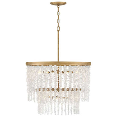 Fredrick Ramond Rubina 10 Light 26" Wide Crystal Waterfall Chandelier