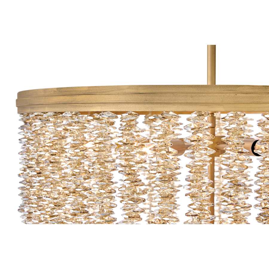 Fredrick Ramond Rubina 10 Light 26" Wide Crystal Waterfall Chandelier
