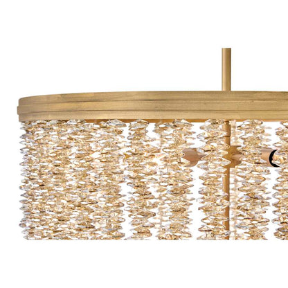 Fredrick Ramond Rubina 10 Light 26" Wide Crystal Waterfall Chandelier