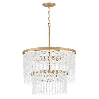 Fredrick Ramond Rubina 10 Light 26" Wide Crystal Waterfall Chandelier