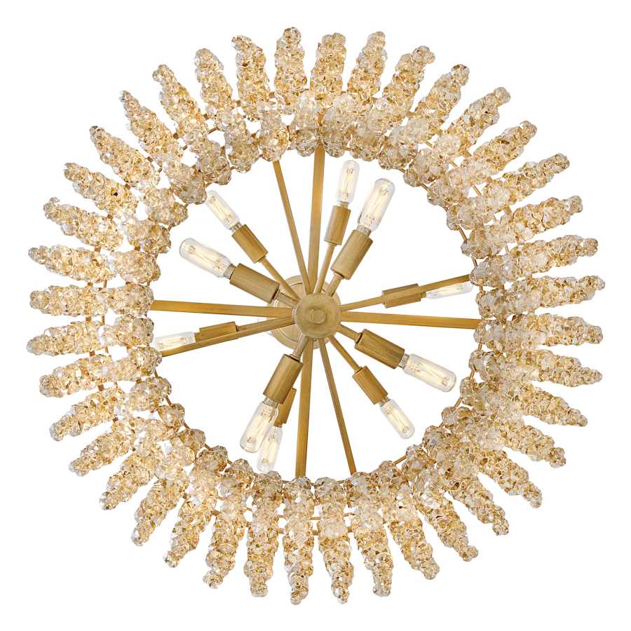 Fredrick Ramond Rubina 10 Light 26" Wide Crystal Waterfall Chandelier