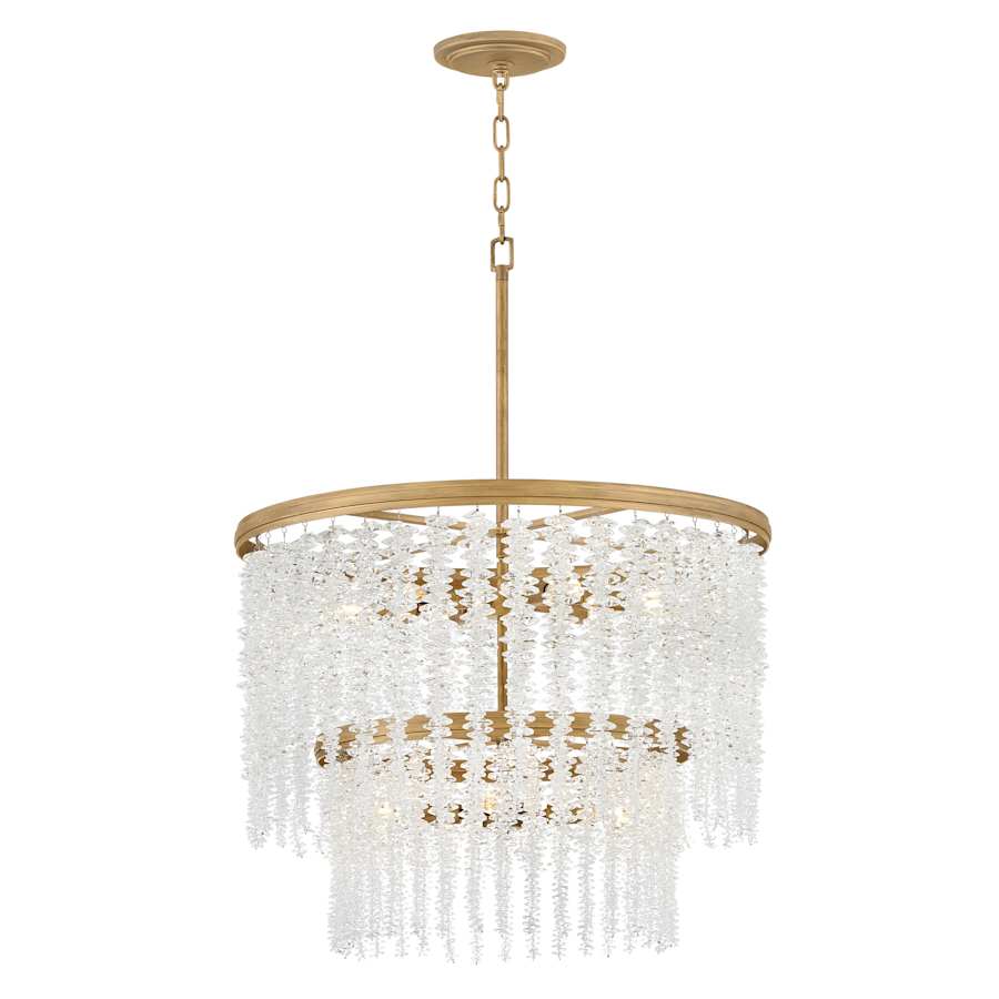Fredrick Ramond Rubina 10 Light 26" Wide Crystal Waterfall Chandelier