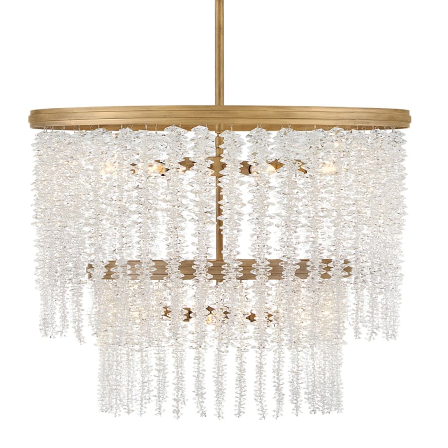 Fredrick Ramond Rubina 10 Light 26" Wide Crystal Waterfall Chandelier