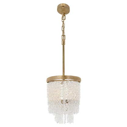 Fredrick Ramond Rubina 6 Light 48" Wide Crystal Linear Chandelier