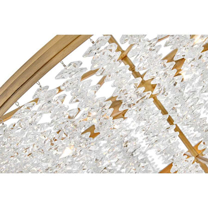 Fredrick Ramond Rubina 12 Light 30" Wide Crystal Waterfall Chandelier