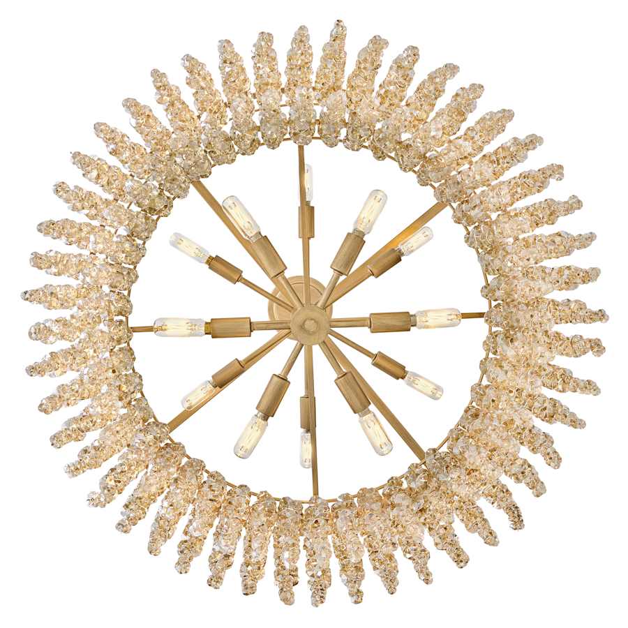 Fredrick Ramond Rubina 12 Light 30" Wide Crystal Waterfall Chandelier