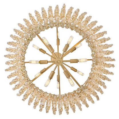 Fredrick Ramond Rubina 12 Light 30" Wide Crystal Waterfall Chandelier
