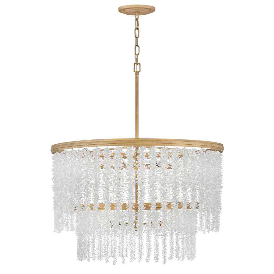 Fredrick Ramond Rubina 12 Light 30" Wide Crystal Waterfall Chandelier