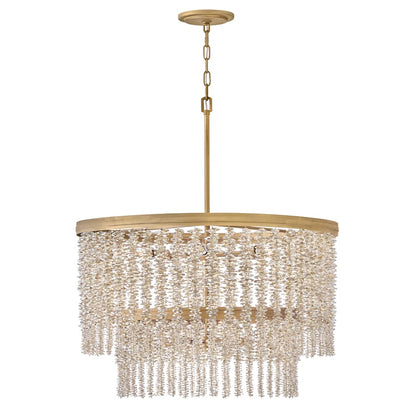 Fredrick Ramond Rubina 12 Light 30" Wide Crystal Waterfall Chandelier