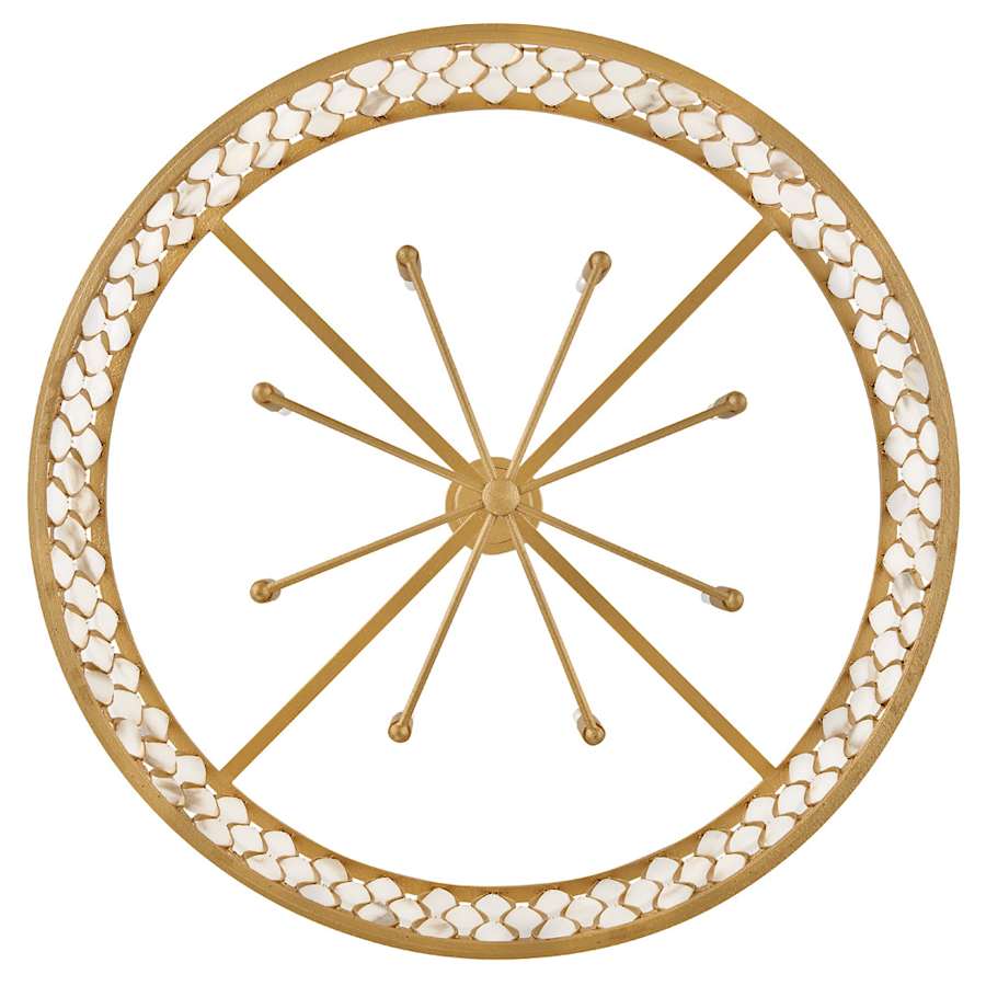 Fredrick Ramond Estie 8 Light 38" Wide Drum Chandelier