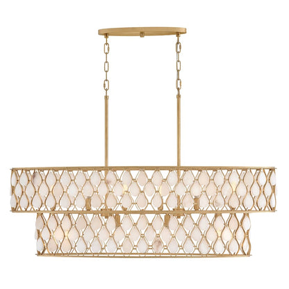 Fredrick Ramond Estie 10 Light 48" Wide Linear Chandelier
