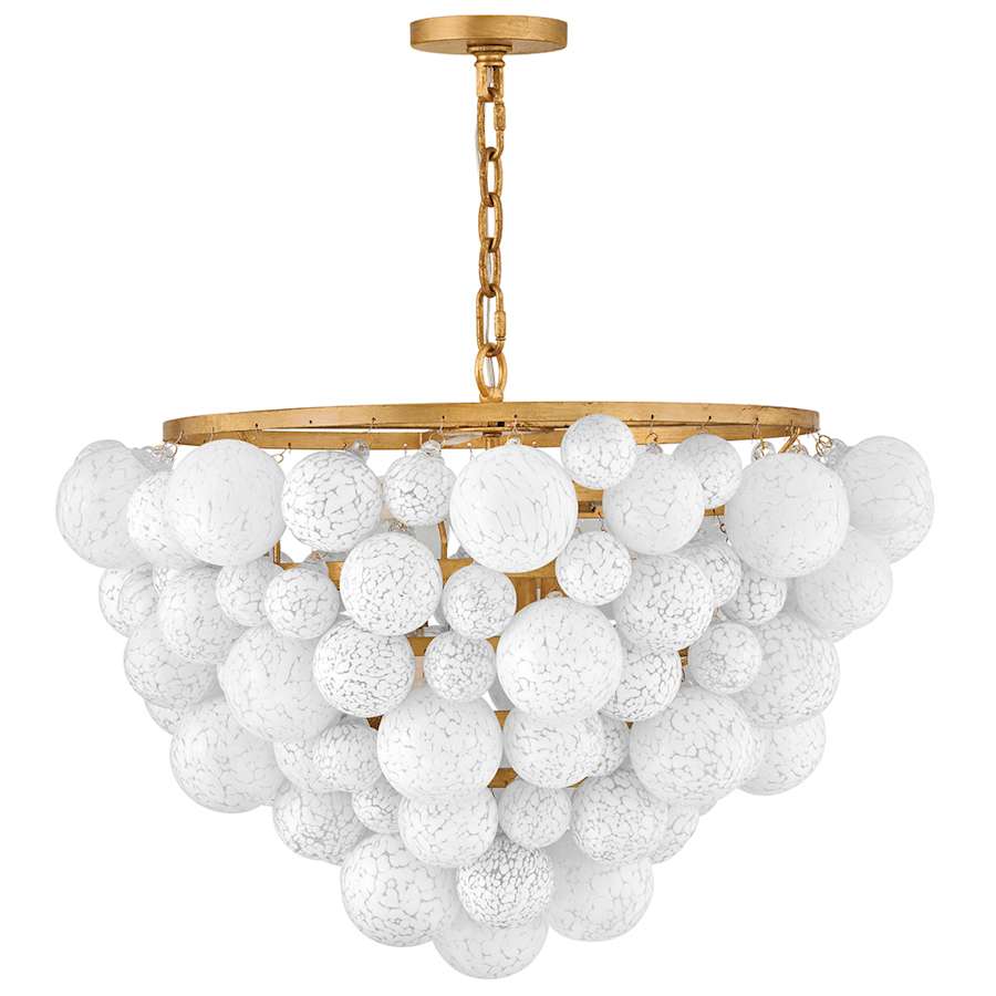Fredrick Ramond Marabel 6 Light 31" Wide Ring Chandelier