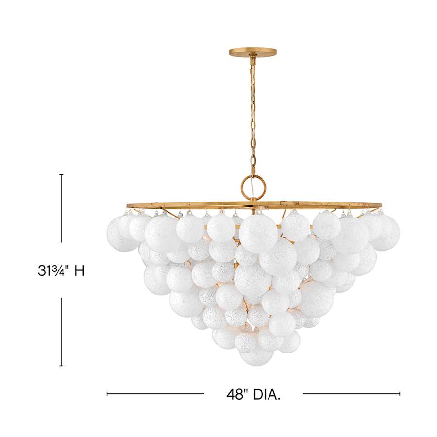 Fredrick Ramond Marabel 10 Light 48" Wide Ring Chandelier