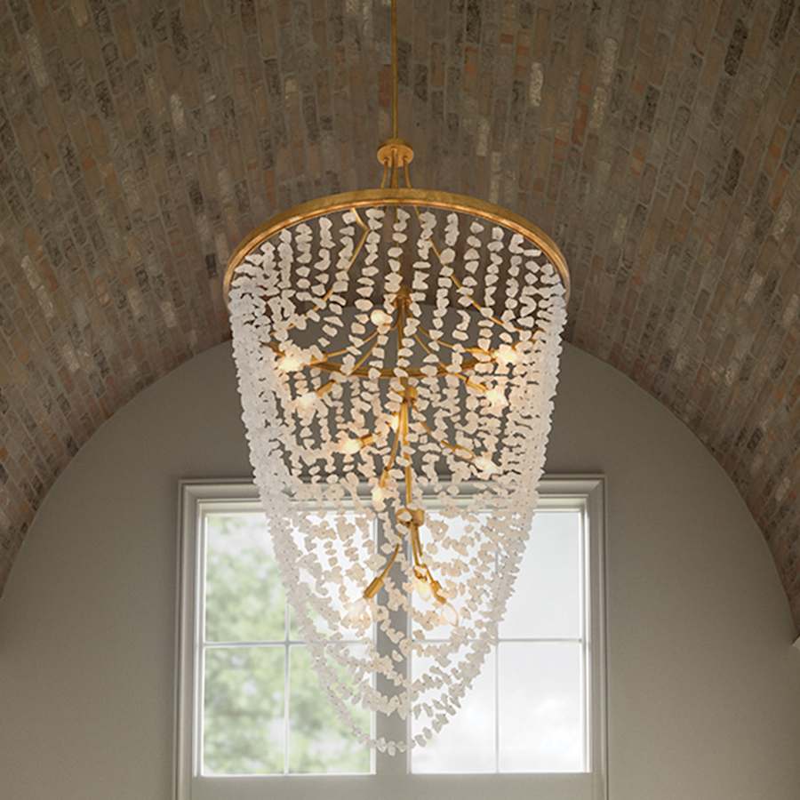 Fredrick Ramond Myra 12 Light 35" Wide Ring Chandelier