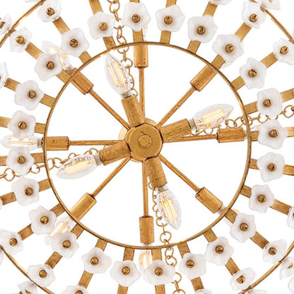 Fredrick Ramond Azalea 12 Light 36" Wide Chandelier